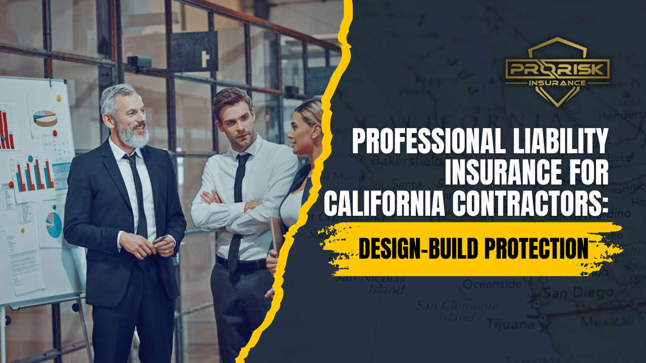 Business team in formal attire discussing charts and graphs on a whiteboard, representing professional liability insurance for California contractors with design-build protection, from Pro Risk Insurance.